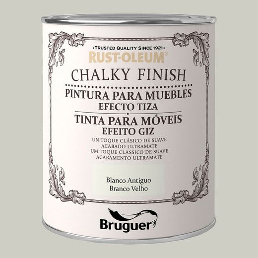 Móveis brancos antigos com acabamento giz Rust-Oleum 0,75l 5397509 Bruguer