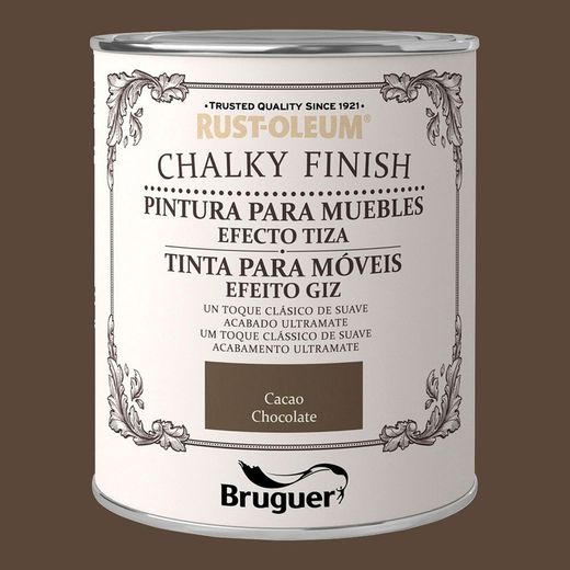 Móveis com acabamento giz Rust-Oleum Cacau 0,75l 5397519 Bruguer