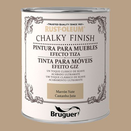 Móveis com acabamento giz Rust-Oleum Juta marrom 0,75l 5397544 Bruguer