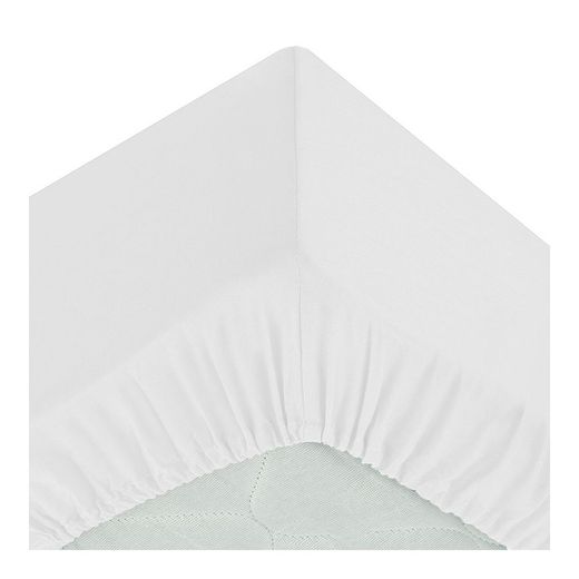 Drap Ajustable Couleur Blanc 140x190cm
