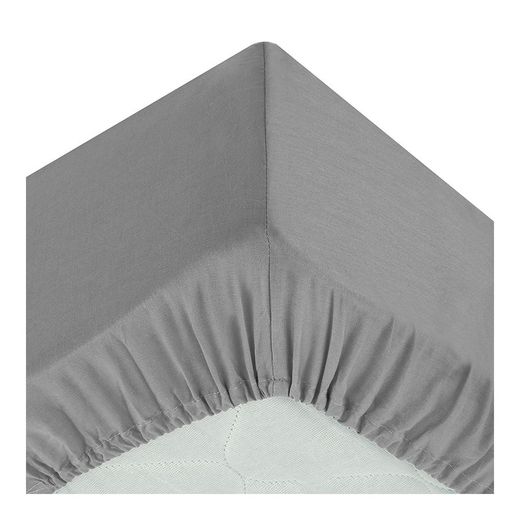 Drap Ajustable Gris 90x190cm