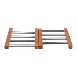 Salva Manteles Extensible De Bambu E Inox