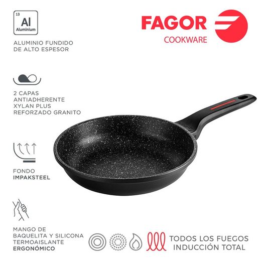 Alutherm pan ø18cm alumínio 3004 fagor