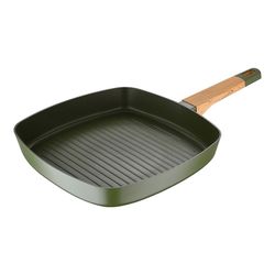 Panela Grill 28x8cm 100% Alumínio Reciclado Ind Terra Verde Sg6764 San Ignacio
