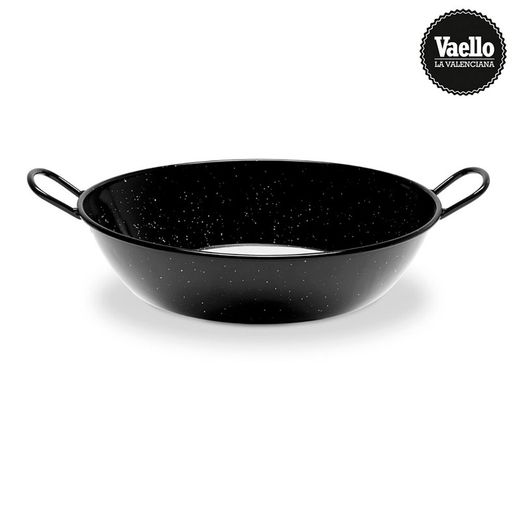 Poêle Honda émaillée avec poignées pour induction-vitrocéramique Ø28cm. Vaello