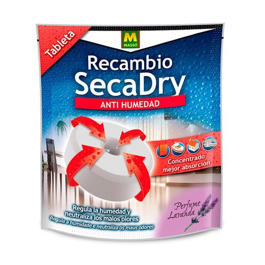 Recarga Secadry em comprimido de 450gr
