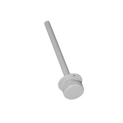 Serrure de volet en métal blanc