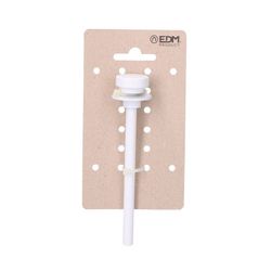 Fechadura cega metálica branca em papelão suspenso Edm