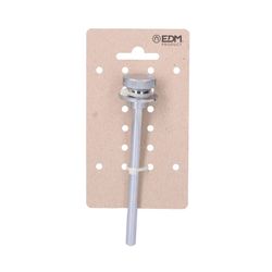 Fechadura cega cromada em papelão suspenso Edm