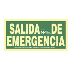 Sinalização de Evacuação Saída de Emergência (Pvc 1mm) Classe A 30x15cm