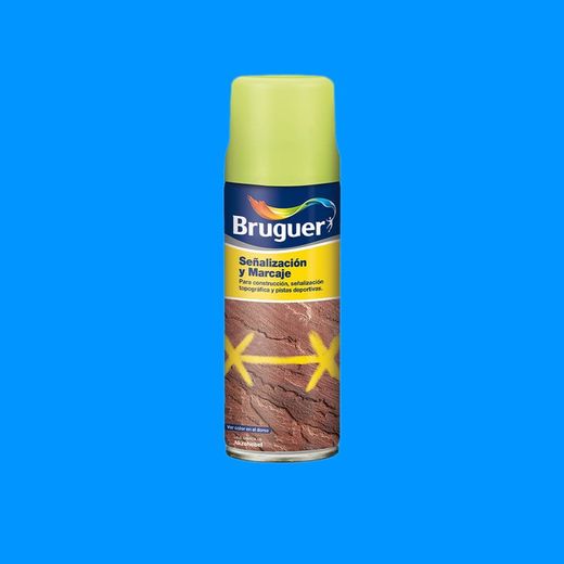 Sinalizando e marcando spray azul de 0,5 l bruguer