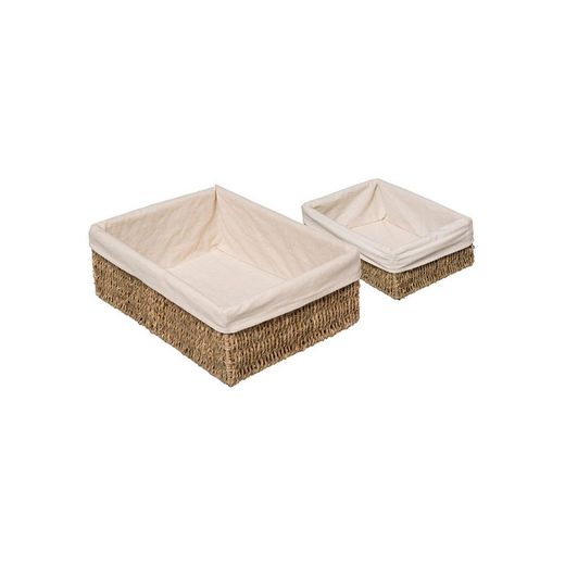Conjunto de 2 Cestos 28x20x10 + 32x23,5x11,5cm