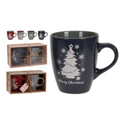 Lot de 2 tasses de Noël 320 ml. Mod. assortis.