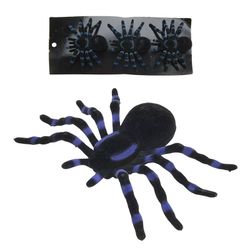 Conjunto de 3 aranhas de halloween com 11 cm