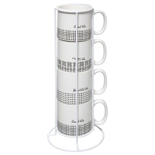 Conjunto 4 Caneca Col.'Life' 24cl