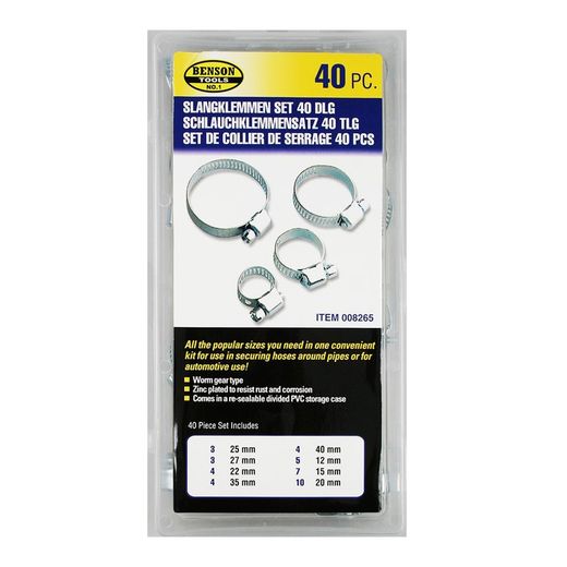 Set 40 abrazaderas varias