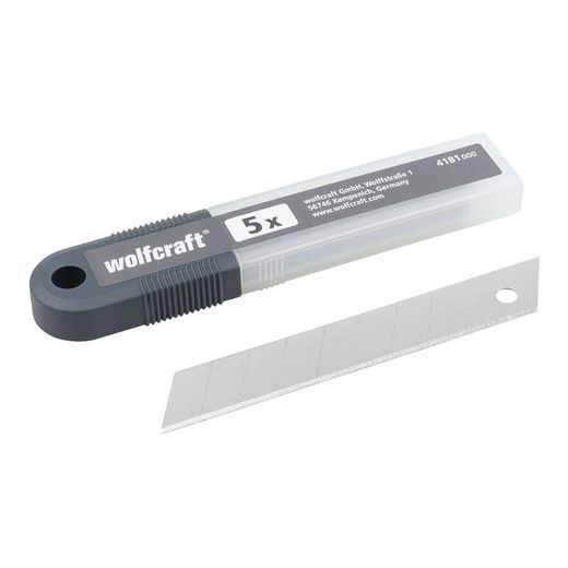 Conjunto de 5 lâminas separáveis ​​de 18 mm, 8 segmentos 4181000 Wolfcraft