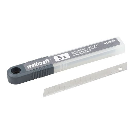 Conjunto de 5 lâminas separáveis ​​de 9 mm, 13 segmentos 4180000 Wolfcraft