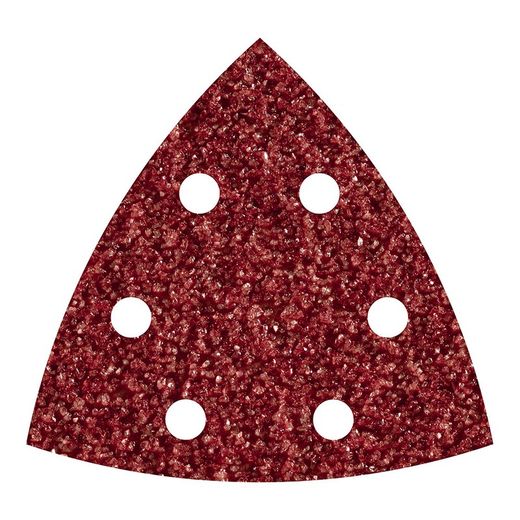 Lot de 5 feuilles abrasives adhésives en corindon, grain 60 Delta 95 mm 1851000 Wolfcraft