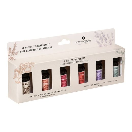 Coffret de 6 Huiles Essentielles pour Diffuseur