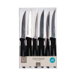 Set 6 Cuchillos Para Carne (Colores Surtidos)