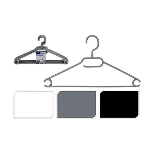 Conjunto de 10 cabides de plástico