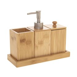 Conjunto de 3 Acessórios + Bandeja Modelo Natureo