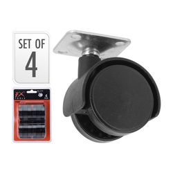 Conjunto de 4 rodas para cadeira de escritório