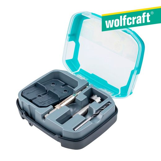 Kit d'installation de charnières Ø26mm, 5 pièces. 4655000 Wolfcraft
