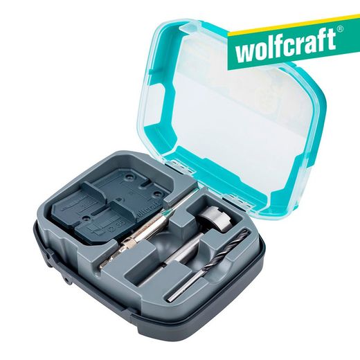Conjunto de instalação de dobradiças Ø35mm, 5 peças. 4656000 Wolfcraft