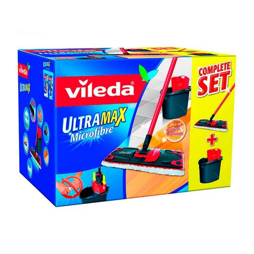 Conjunto de esfregonas de microfibra Ultramax 2 em 1 155737 vileda