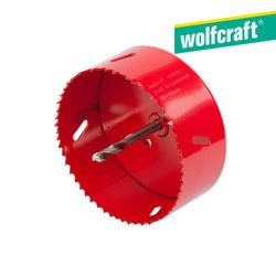 Sierra De Corona Bim Completo Con Adaptador Y Broca Piloto Ø100 5493000 Wolfcraft