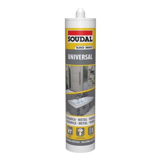 Silicone Universal Branco 280ml 103184 Soudal