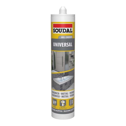 Silicone Universel Gris 280ml 115927 Soudal