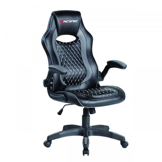 Cadeira ergonômica para jogos Racing Pro Bergner preta