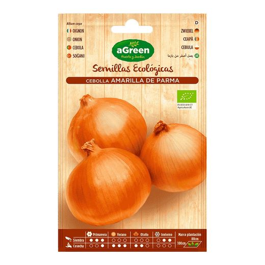 Sobre as sementes de cebola amarela Eco Parma Agreen