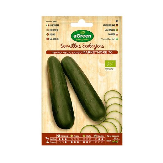 Sobre Sementes Eco Pepino Marketmore Agreen