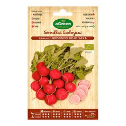 Sobre Sementes de Rabanete Vermelho Eco Redondo Agreen