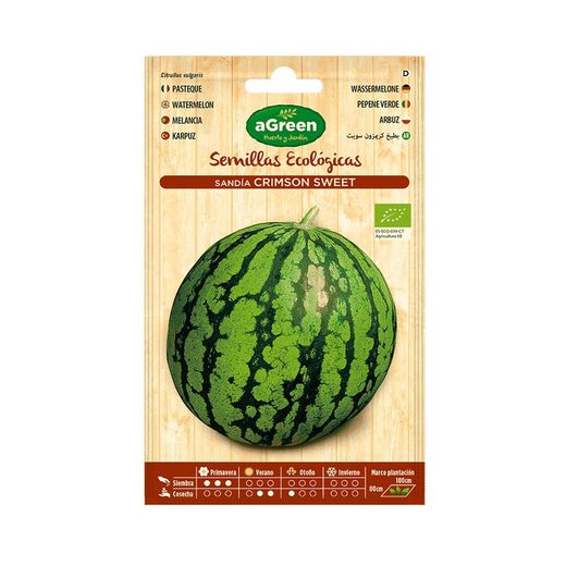 Sobre Eco Watermelon Seeds Crimson Sweet Agreen