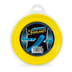 S.De. Distribuidor de Linha Para Roçadora 67m Ø2,4mm Quadrado 71023c6724 Guirlanda