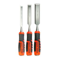 S.De. Conjunto de 3 cinzéis bimatéria 12+18+25mm Bdht0-16147 Black+Decker