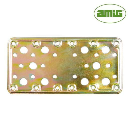 S.De. Placa 502-185x90 ​​Aço Dicromado (S) Amig