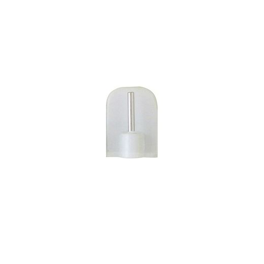 Suporte Adesivo Branco para Porta Cortina 4 Unidades