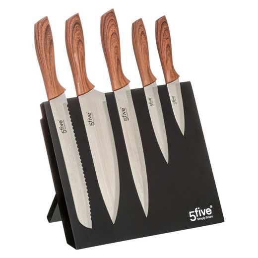 Support magnétique avec 5 couteaux 32x23,2x19cm