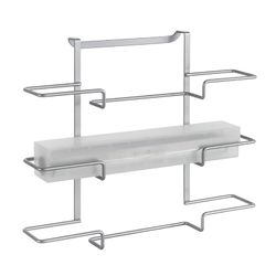 Soporte Triple De Puerta Para Film/Aluminio 'Galileo' 36x9x30cm Metaltex