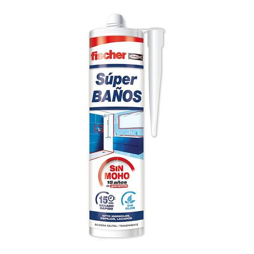 Super Banheiros Silicone Branco Antimofo Inodoro 280ml 563064 Fischer