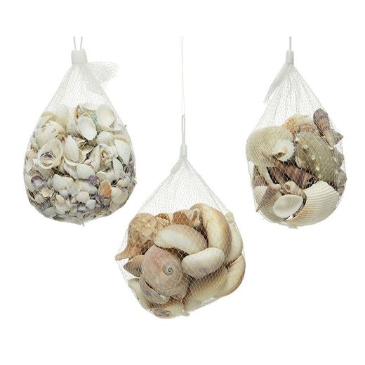 Sortido de Conchas e Amêijoas Decorativas 400g