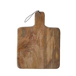 Tábua de cortar quadrada de madeira Duko Mango 40x30cm