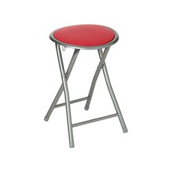 Banco de cozinha vermelho 30x30x45cm