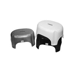 Banqueta de plástico 33x24x43cm (cores sortidas)